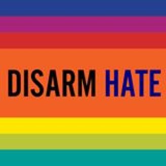 disarm hate rainbow